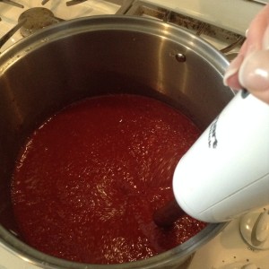 For smoother jam, use your immersion blender